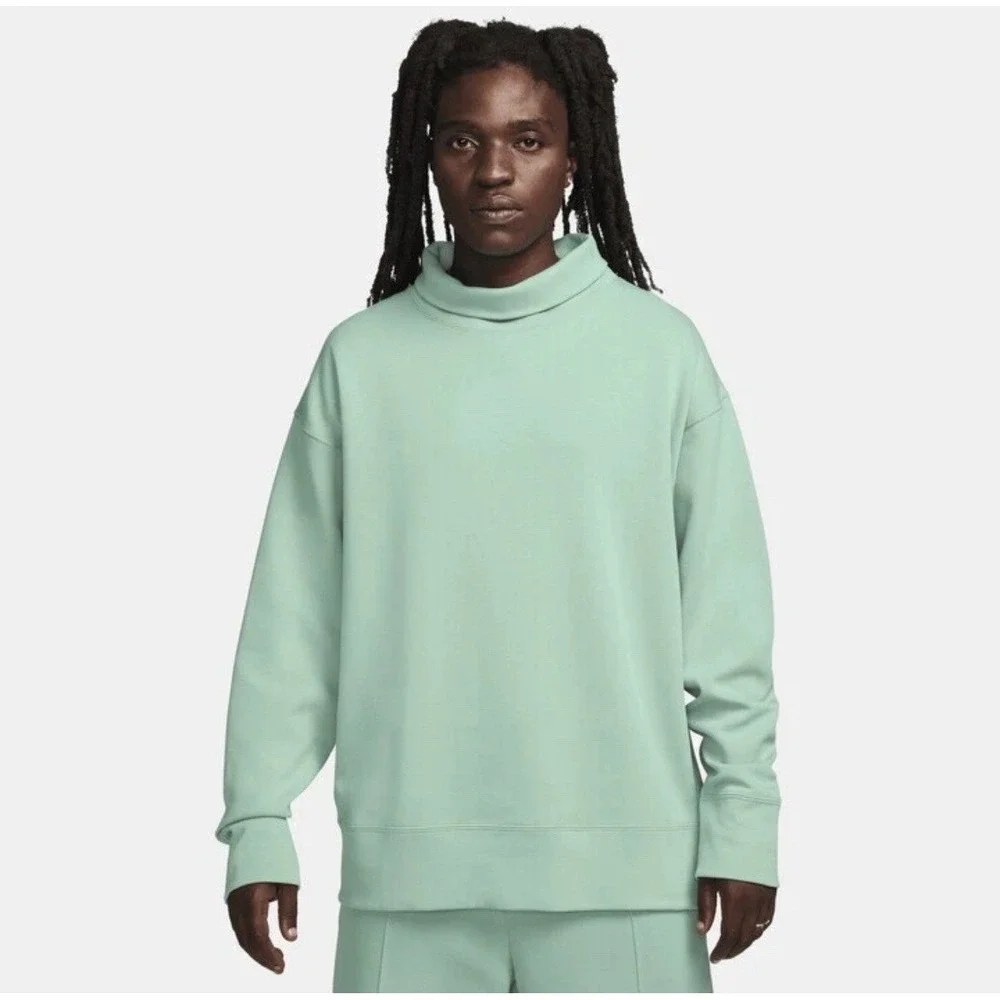 Nike‎ Sportswear Tech Mens Large Turtleneck Sweatshirt Shirt Long Sleeve FB8169